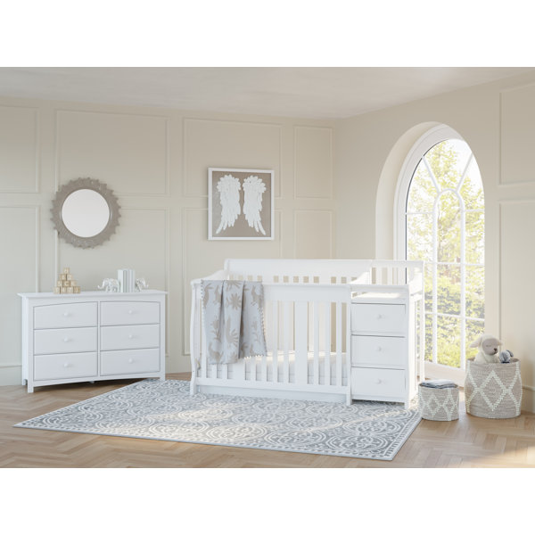 Palisades convertible standard crib and changer store combo 3 piece nursery furniture set